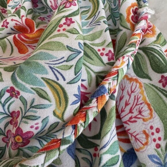 Rachel Zoe Bird of Paradise Off-the-Shoulder Belted Mini Dress Size M - Picture 9 of 9